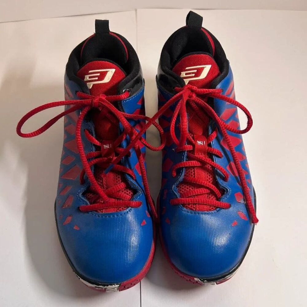 Air Jordan shoes red and blue size-2Youth